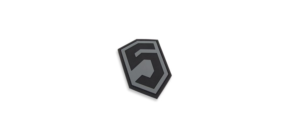 Phase 5™ 3D PVC Patch - Grey / Black