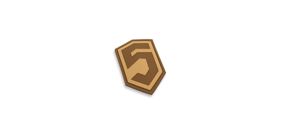 Phase 5™ 3D PVC Patch - Tan / Brown