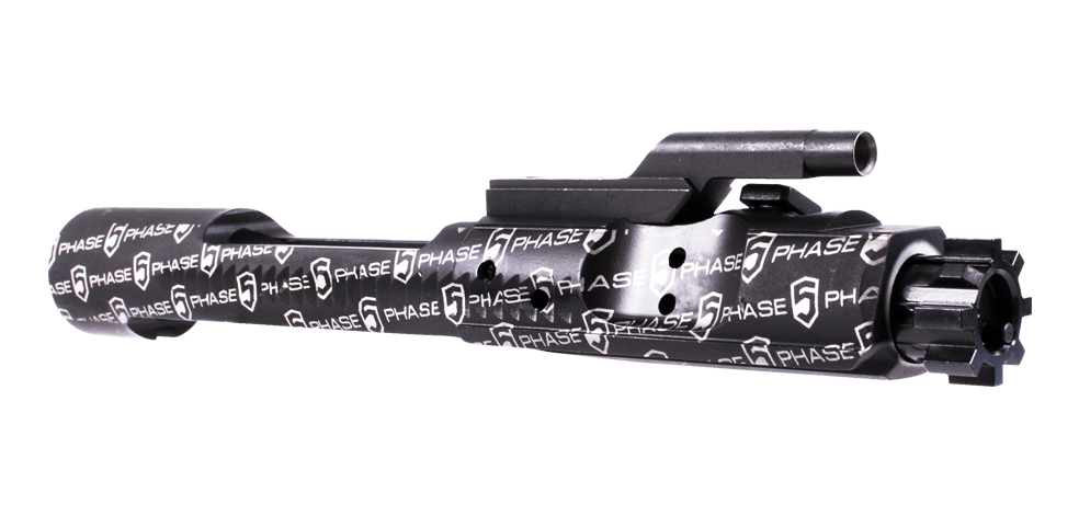 AR-15 CHROME LINED BLACK PHOSPHATE COMPLETE BOLT CARRIER GROUP - ALL OVER PRINT