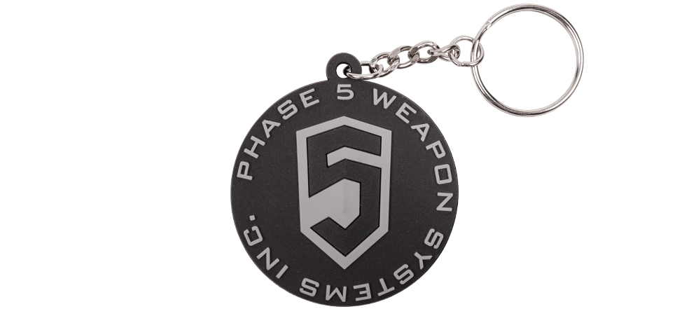 Phase 5 // PHASE 5 LOGO KEY CHAIN - BLACK