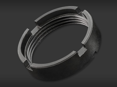 Phase 5™ custom-machined proprietary castle nut included Phase 5™ custom-machined proprietary castle nut included