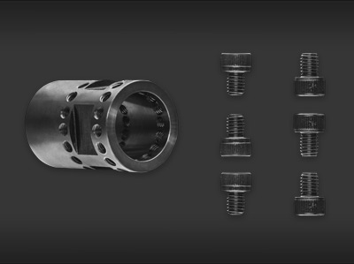 Steel barrel nut and mounting hardware included