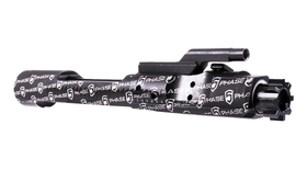 AR-15 CHROME LINED BLACK PHOSPHATE COMPLETE BOLT CARRIER GROUP - ALL OVER PRINT