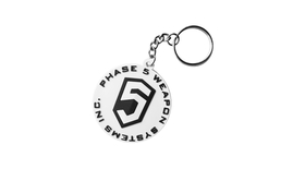 PHASE 5 LOGO KEY CHAIN - WHITE